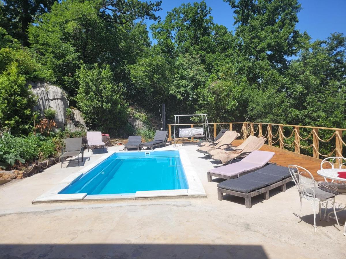Ferienwohnung Mit Pool Kroatien Mit Meerblick Und Pool Lovran Buitenkant foto
